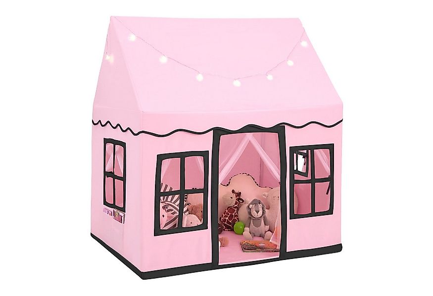 COSTWAY Spielzelt Indoor Kinderzelt, großes Spielzelt mit Sternenlichtern günstig online kaufen