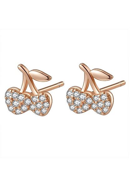 Hey Happiness Paar Ohrstecker Kirschen Banane Avocado Brezel Croissant, Zir günstig online kaufen