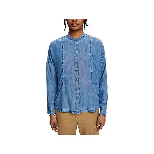 Esprit Blusenshirt Bluse für Weiblich in mittel_blau (1-tlg) günstig online kaufen