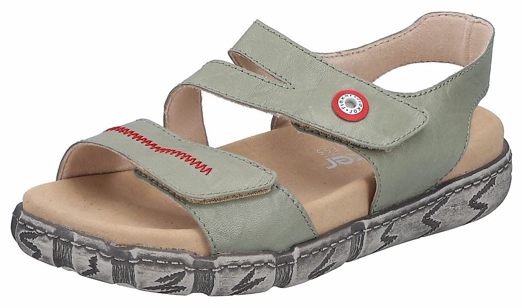 Rieker Sandale Sommerschuh, Klettsandale mit Ziernaht günstig online kaufen