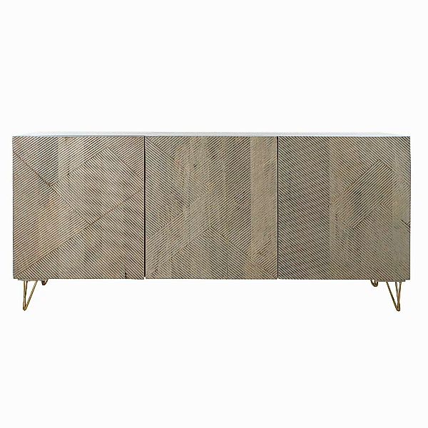 Anrichte Dkd Home Decor Metall Mango-holz (160 X 45 X 75 Cm) günstig online kaufen