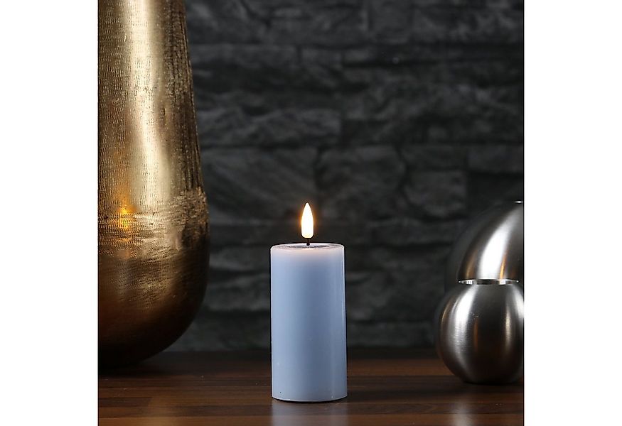 Deluxe Homeart LED-Kerze Mia Deluxe Echtwachs Wachsspiegel flackernd H: 10c günstig online kaufen