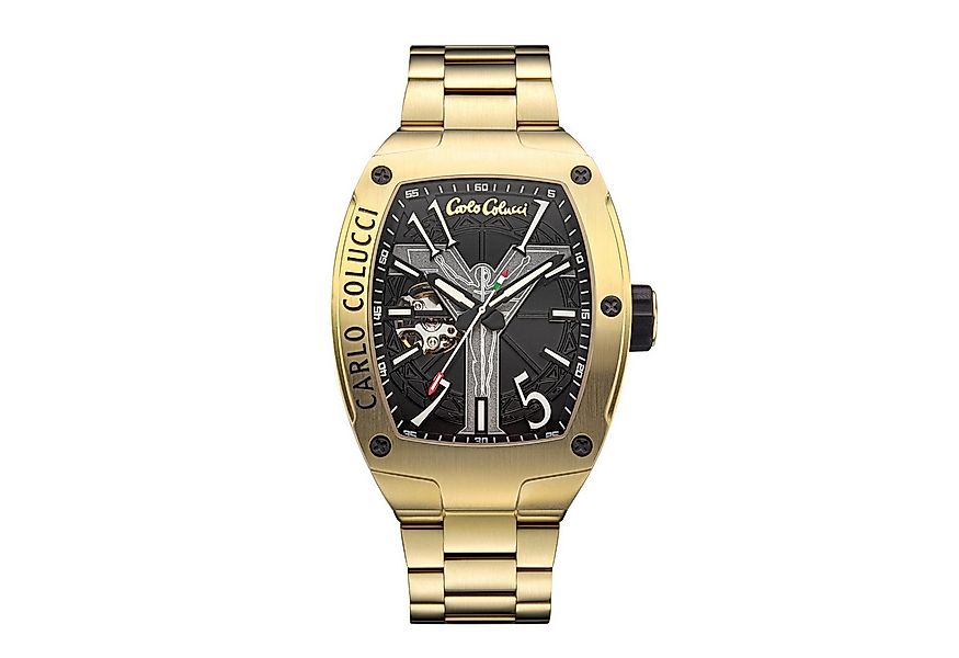 CARLO COLUCCI Automatikuhr Automatikuhr Automatikuhr 100% Edelstahl 41 x 53 günstig online kaufen