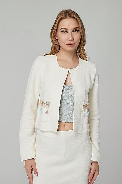 HomeStore Jeansjacke Quasten-Detail Jacke günstig online kaufen