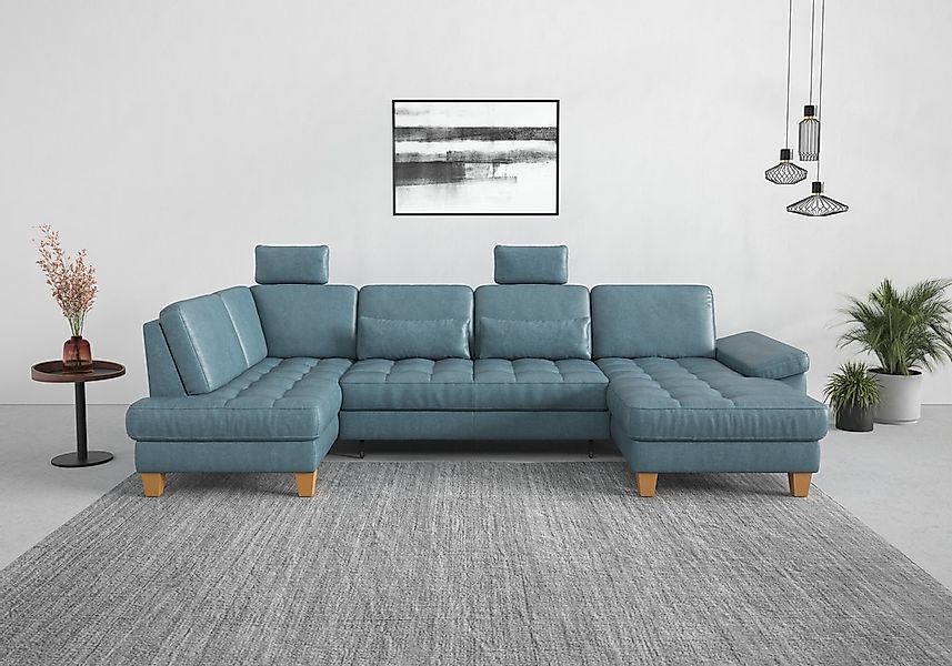 sit&more Wohnlandschaft "Westham U-Form" wahlweise mit Bettfunktion, Bettka günstig online kaufen