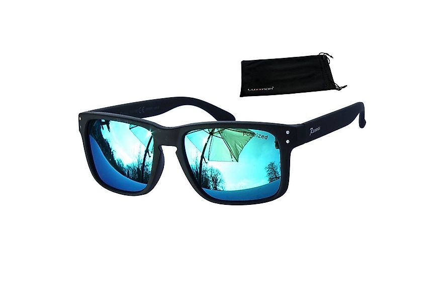 Rennec Sonnenbrille (Herren Markenbrille mit Brillenbeutel) Gläser Polarisi günstig online kaufen
