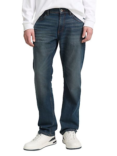 Tom Tailor Herren Jeans MARVIN STRAIGHT - Mid Waist - Straight Fit - Blau günstig online kaufen