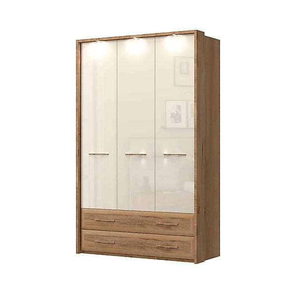 OTTO home Kleiderschrank "Gala, beige hochglänzend UV lackiert, kratzfest, günstig online kaufen