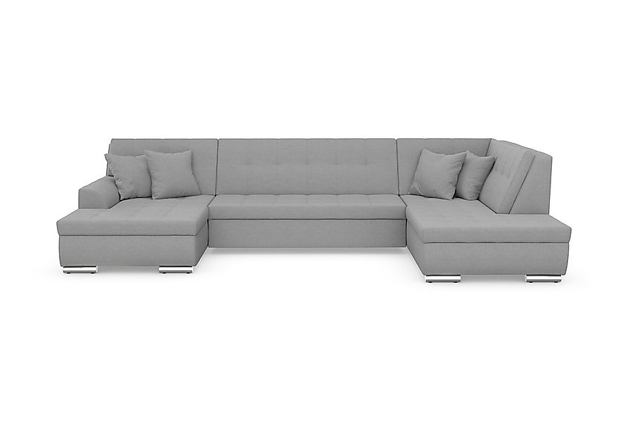 DOMO collection Wohnlandschaft »Treviso incl. Zierkissen, moderne Steppung, günstig online kaufen