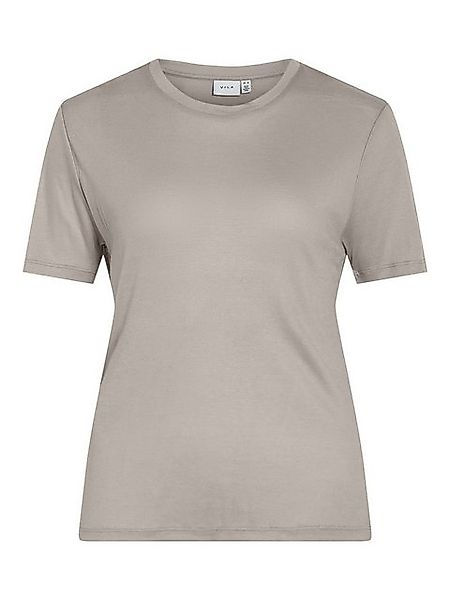 Vila T-Shirt Rundhals Enger Schnitt Kurzarm VIALEXIA O-NECK S/S T-SHIRT - N günstig online kaufen