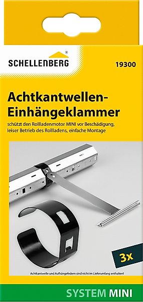 SCHELLENBERG Rollladenaufhängung 3 Stk. Einhängeklammern Mini günstig online kaufen