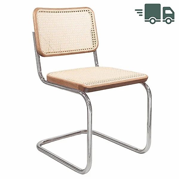 THONET S 32 V | Eiche Pure Materials | Stahlrohr-Freischwinger | Gestell ve günstig online kaufen