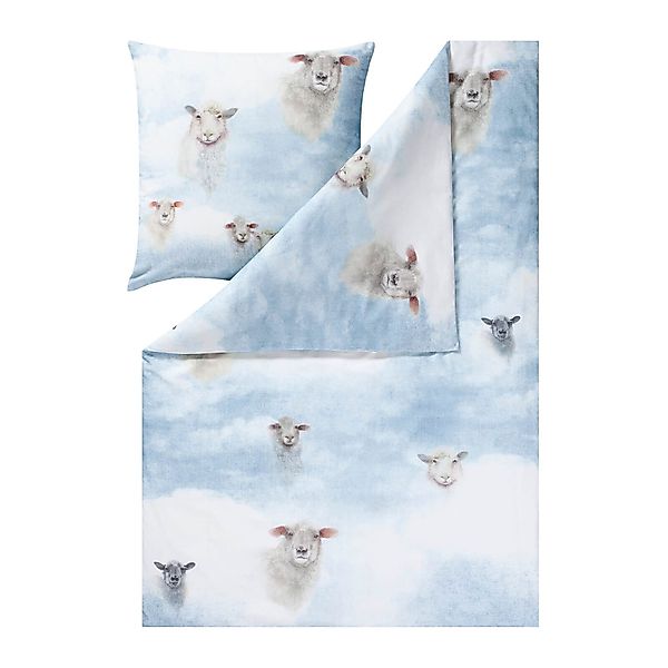 Estella Bettwäsche Wilson 4457 630 Bleu, günstig online kaufen