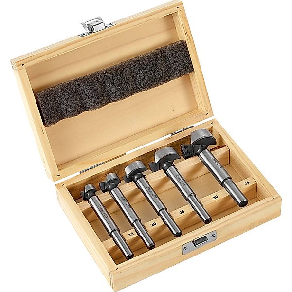 LUX-TOOLS Forstnerbohrer-Set Ø 15 mm - 35 mm 5-teilig günstig online kaufen