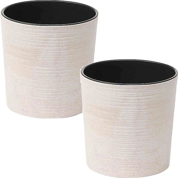 Siena Garden Pflanzkübel (2 St), Rillenoptik, günstig online kaufen