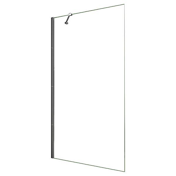 AICA Walk in Duschkabine B.90 x H.200cm Duschwand mit Diagonal Stabilisator günstig online kaufen