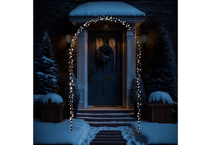 MARELIDA LED Dekoobjekt LED Türbogen Hochzeitsbogen Torbogen beleuchtet Gar günstig online kaufen