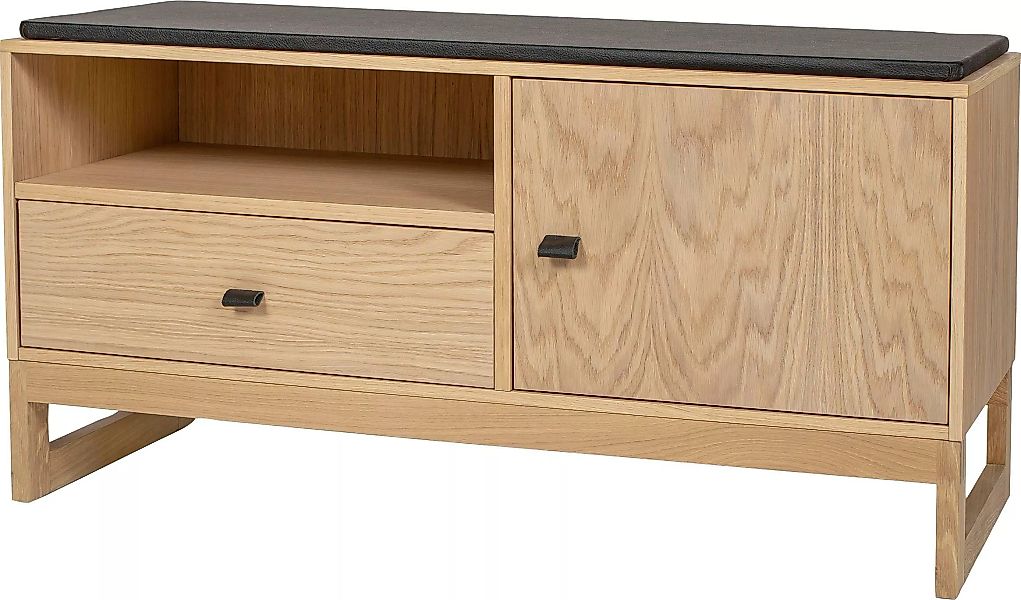 Woodman Schuhbank "Slussen", im skandinavian Design, Holzfurnier aus Eiche günstig online kaufen