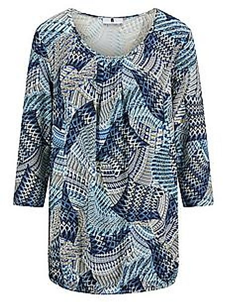 Rundhals-Shirt 3/4-Arm Anna Aura blau günstig online kaufen