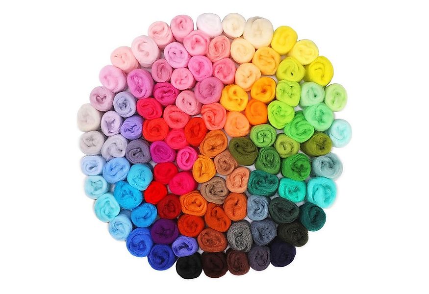 HAUSS SPOLE Kreativset Wollfilz Bastelset mit Mehrere Farben Wollfilz DIY W günstig online kaufen