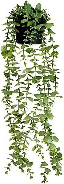 Kunstpflanze mit 1 künstlichen Hängepflanzen (60cm) mit Topf,Kunstpflanzen, günstig online kaufen