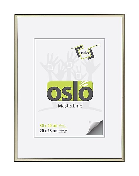 Oslo MasterLine Einzelrahmen Bilderrahmen Aluminium schmal günstig online kaufen