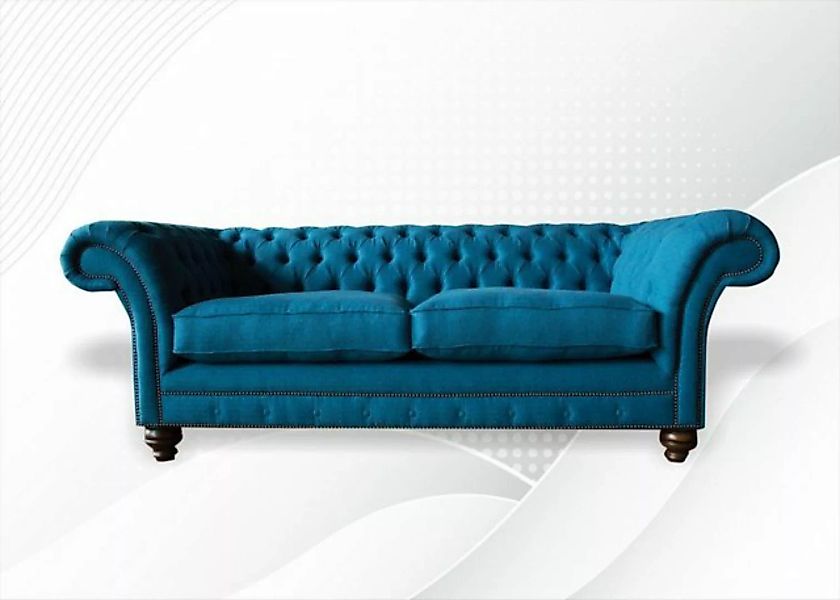 JVmoebel Chesterfield-Sofa, Turkis Polster Sitz Couch 3 Sitz Garnitur Sofa günstig online kaufen