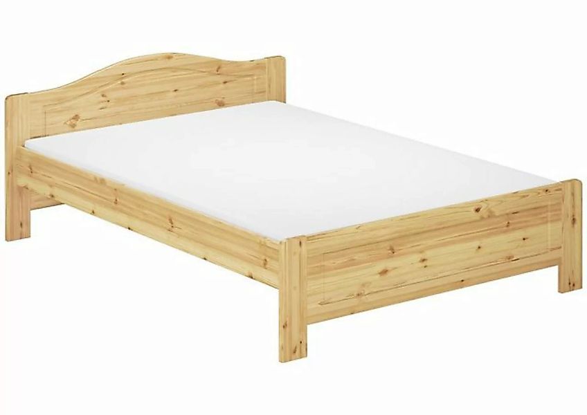 Erst-Holz® Französisches Landhaus-Bett 140x200 mit Rost und Matratze natur günstig online kaufen