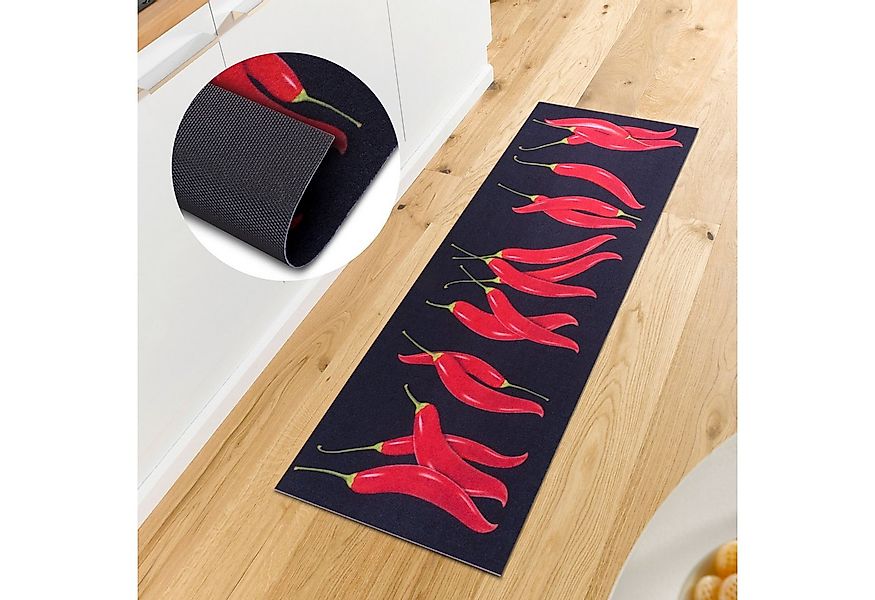 HANSE Home Küchenläufer Chili Dance, rechteckig, Höhe: 3 mm, Läufer, Rutsch günstig online kaufen