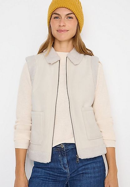 CECIL Plüschweste mit Teddy Futter und Reißverschluss günstig online kaufen