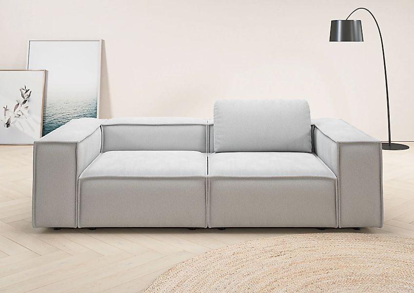 Home affaire 2-Sitzer "Watertown, modernes Sofa 246 cm breit, auch in Feinc günstig online kaufen