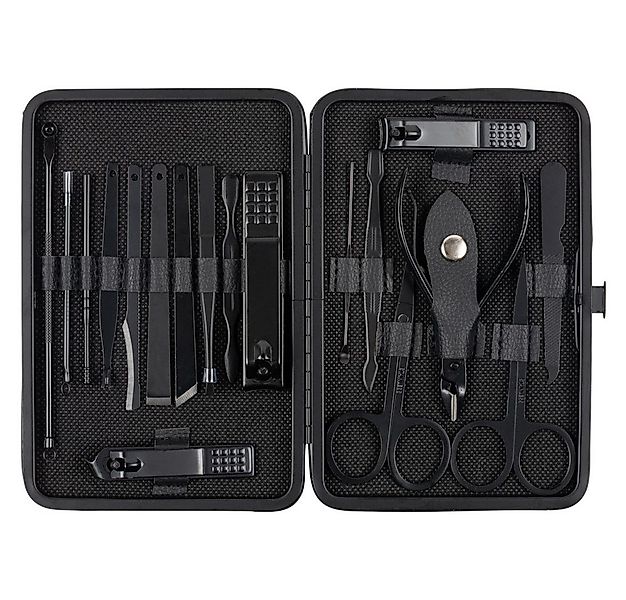 LEANDRO LIDO Maniküre-Pediküre-Set "Brescia" 19-tlg, Maniküre-Set enthält 1 günstig online kaufen