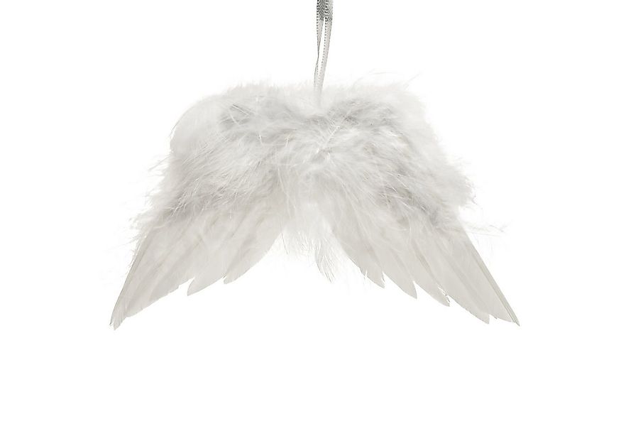 Viana Christbaumschmuck Romantische Engelsflügel aus Federn Weiß – Weihnach günstig online kaufen