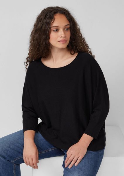 QS 3/4 Arm-Pullover Strickpullover Strickpullover mit günstig online kaufen