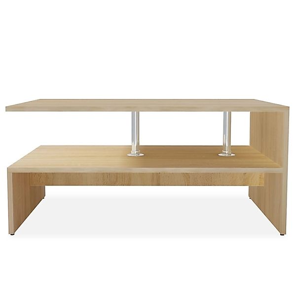 vidaXL Couchtisch Holzwerkstoff 90x59x42 cm Eiche günstig online kaufen