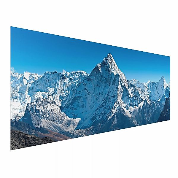 Alu-Dibond Bild - Panorama Der Himalaya II günstig online kaufen