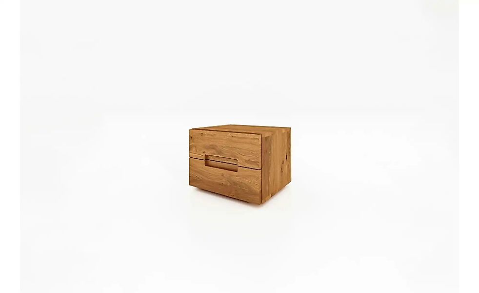 Nachttisch niedrig 2 Schübe   ¦ holzfarben ¦ Maße (cm): B: 40 H: 30 Tische günstig online kaufen