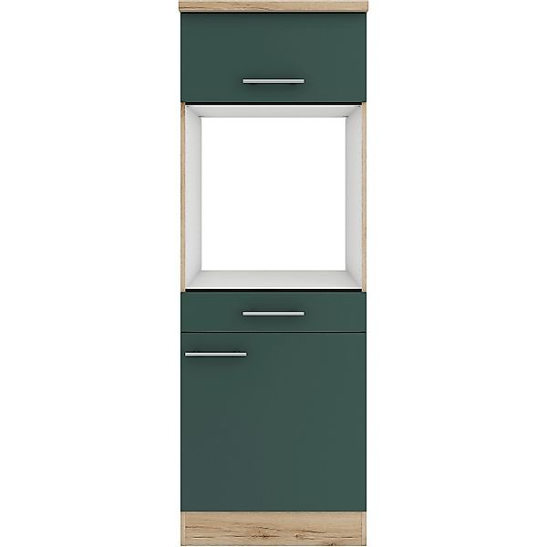OPTIFIT Savona405 Küchen-Geräteumbauschrank 60 cm Steingrün günstig online kaufen