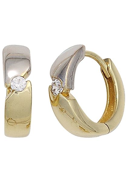 JOBO Paar Creolen, rund 333 Gold günstig online kaufen