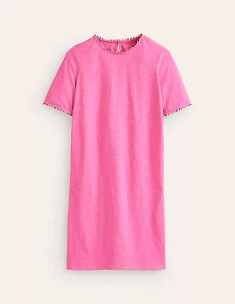 Ali Kleid mit Pompomborten Damen Boden, Sangria Sunset Pink günstig online kaufen