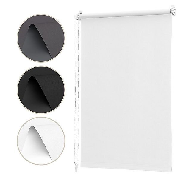 Rollo Seitenzugrollo Verdunkelungsrollo ohne Bohren verdunkelnd Rollo, Seke günstig online kaufen