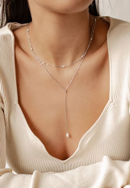 Hey Happiness Perlenketten-Set Layer mit Süßwasserperle günstig online kaufen