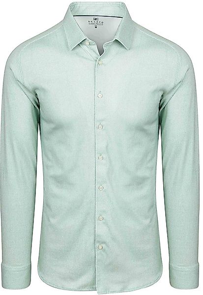 DESOTO Hemd Oxford Optics Turquoise - Größe 3XL günstig online kaufen