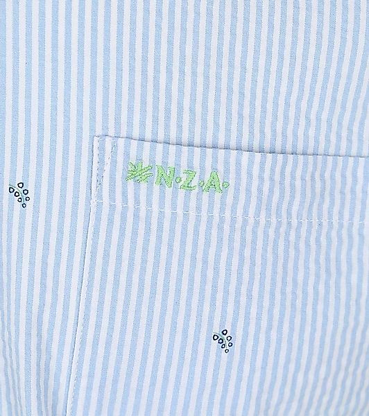 NZA Hemd Julius Print Blau - Größe XXL günstig online kaufen