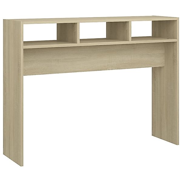 vidaXL Beistelltisch Konsolentisch Sonoma-Eiche 105x30x80 cm Holzwerkstoff günstig online kaufen