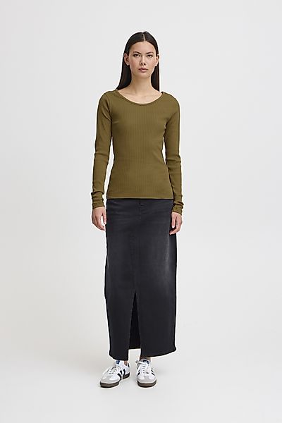 Ichi Sweatshirt "Langarmshirt IHPALMER RIB LS" günstig online kaufen