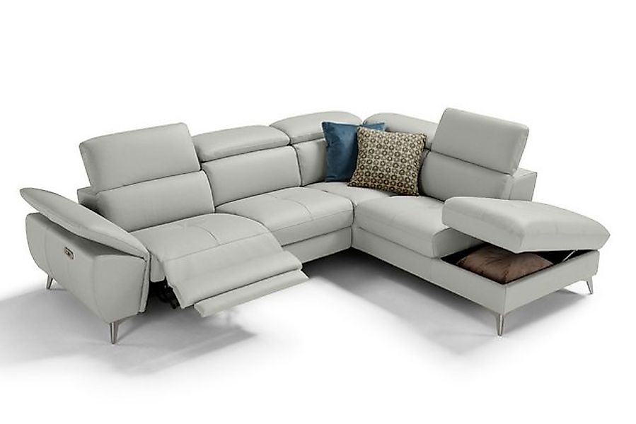 moebeloutlet.de Ecksofa Zürich Ledersofa, mit Relaxfunktion günstig online kaufen