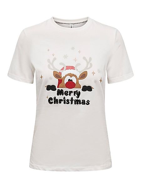 ONLY Rundhalsshirt ONLXMAS YRSA CHRISTMAS REG S/S TOP JRS für Weihnachten günstig online kaufen