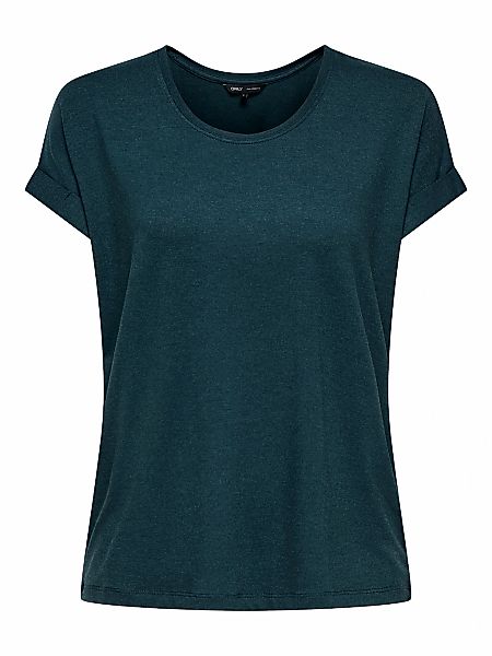 ONLY T-Shirt "ONLMOSTER S/S O-NECK TOP NOOS JRS", mit Aufschlag am Arm günstig online kaufen