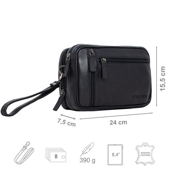 STILORD Handtasche "Sunny" Clutch Handgelenktasche Herren günstig online kaufen